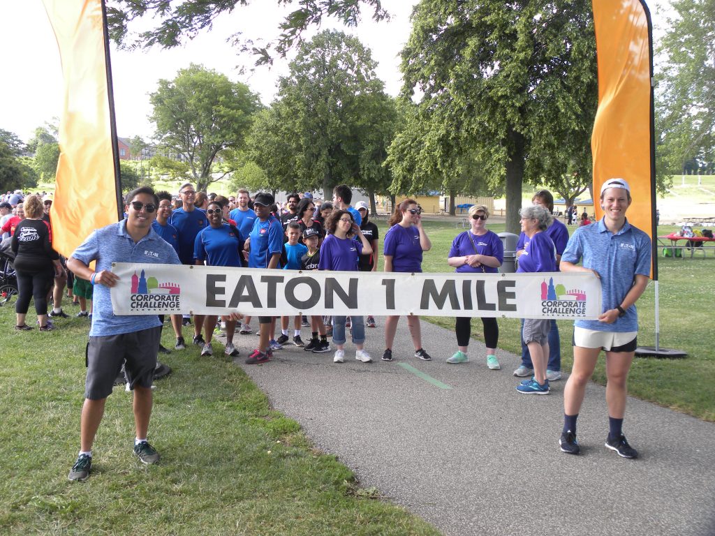 eaton 1 mile walk cleveland corporate challenge