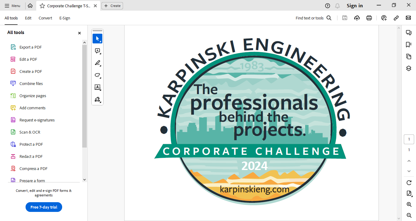 Karpinski Engineering Design Cleveland Corporate Challenge